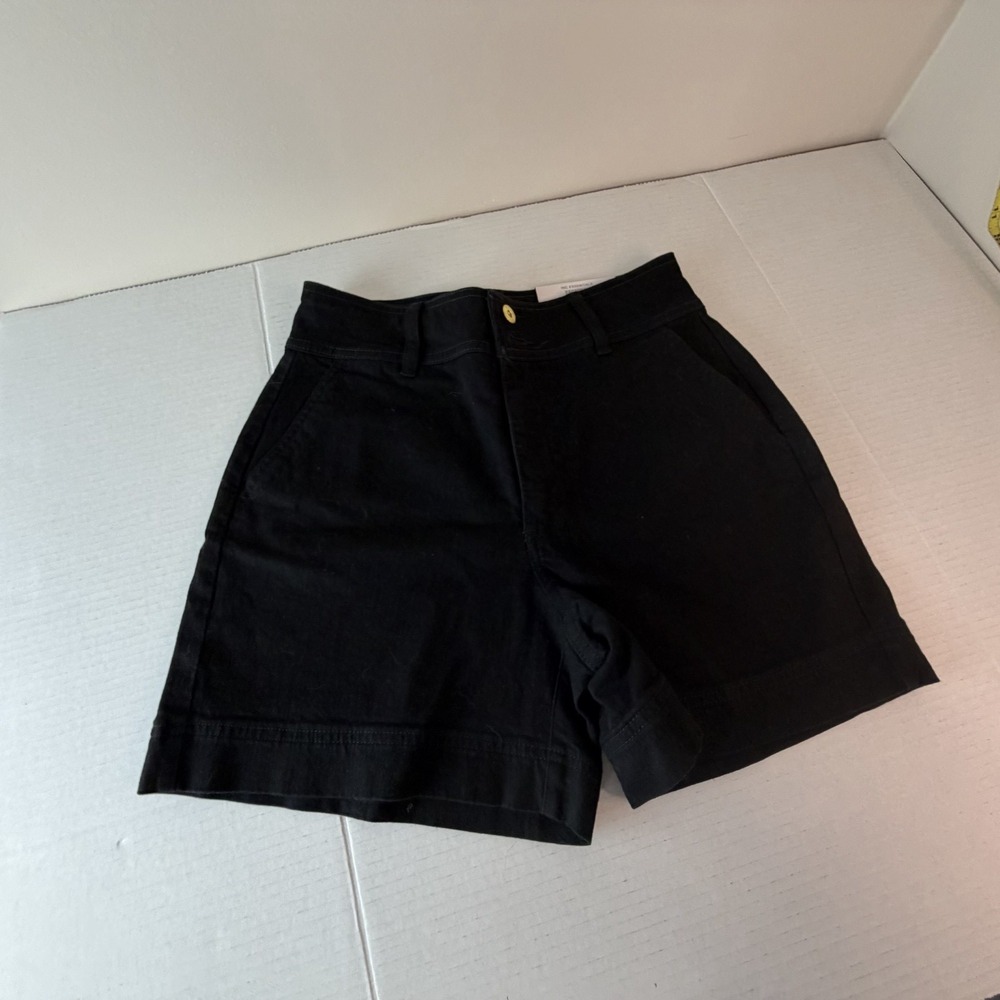 I.N.C. International Concepts Regular High Rise Black Shorts Women's‎ 6/28 NWT